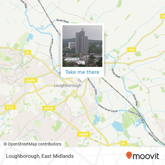 Loughborough map