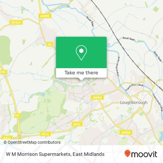 W M Morrison Supermarkets map