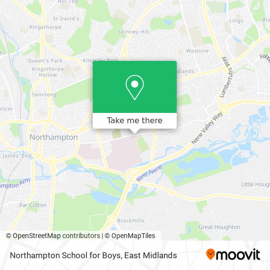 Northampton School for Boys map