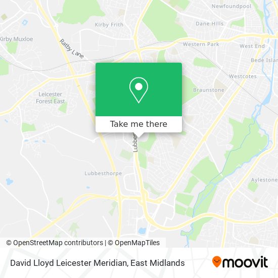 David Lloyd Leicester Meridian map