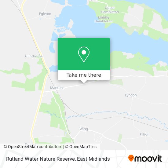 Rutland Water Nature Reserve map