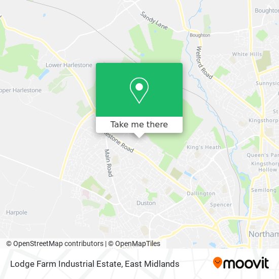 Lodge Farm Industrial Estate map