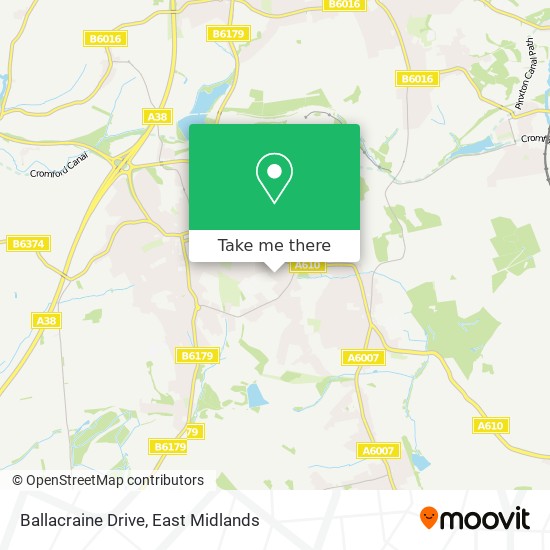 Ballacraine Drive map