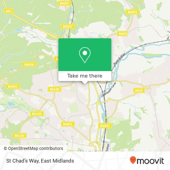 St Chad's Way map
