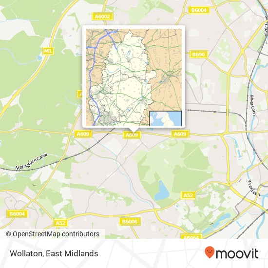 Wollaton map