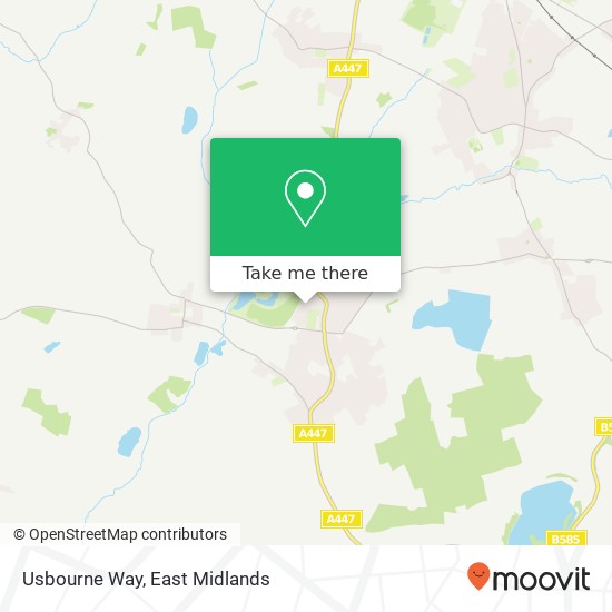 Usbourne Way map