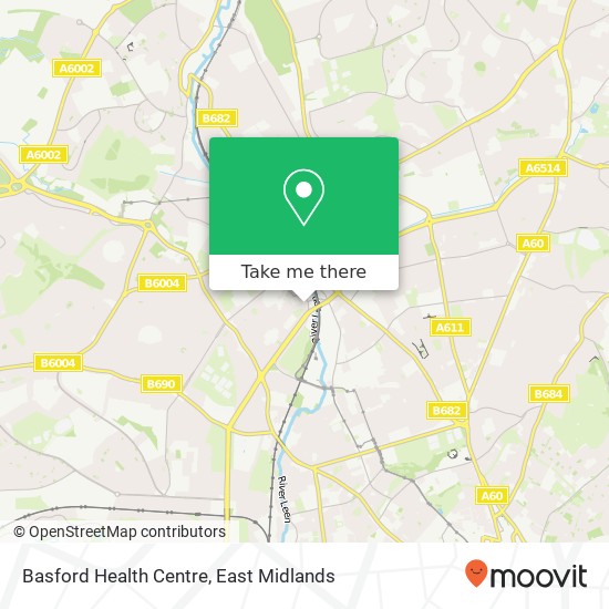 Basford Health Centre map