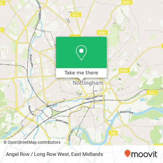 Angel Row / Long Row West map