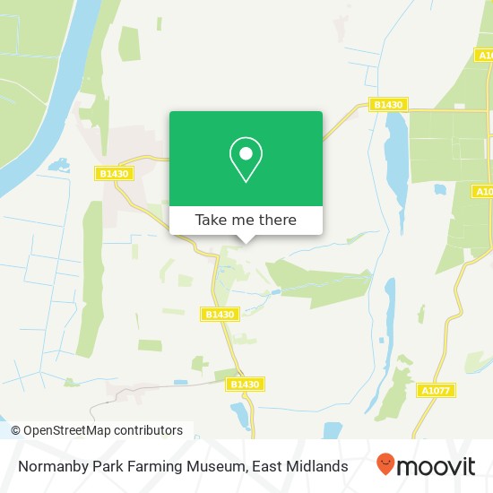 Normanby Park Farming Museum map