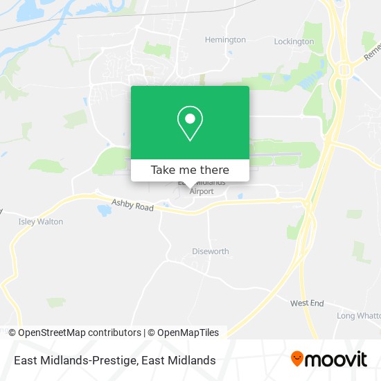 East Midlands-Prestige map