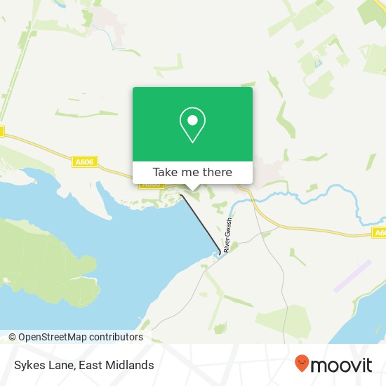 Sykes Lane map