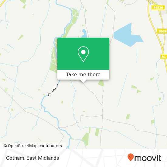 Cotham map