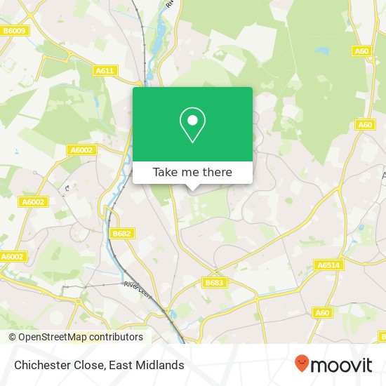 Chichester Close map