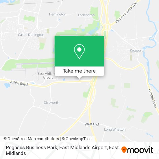 Pegasus Business Park, East Midlands Airport map