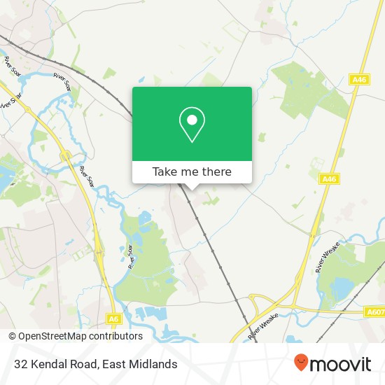 32 Kendal Road map