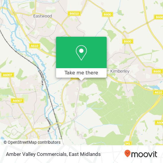 Amber Valley Commercials map