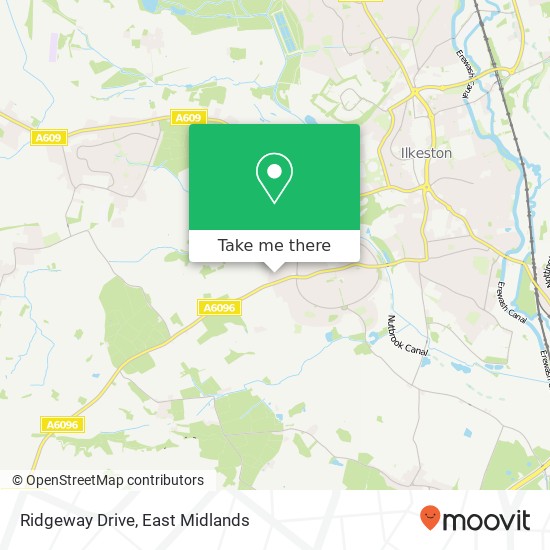Ridgeway Drive map