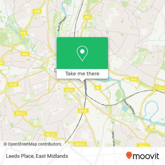 Leeds Place map