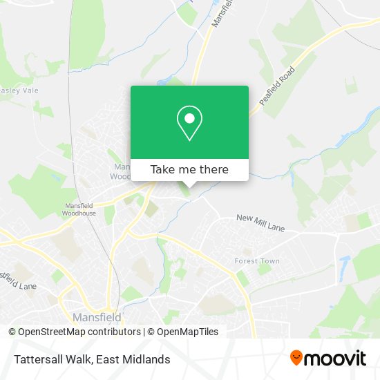 Tattersall Walk map