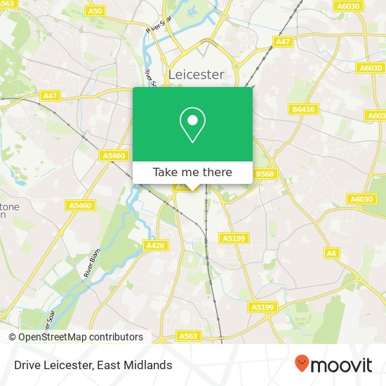 Drive Leicester map