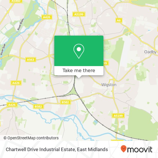 Chartwell Drive Industrial Estate map