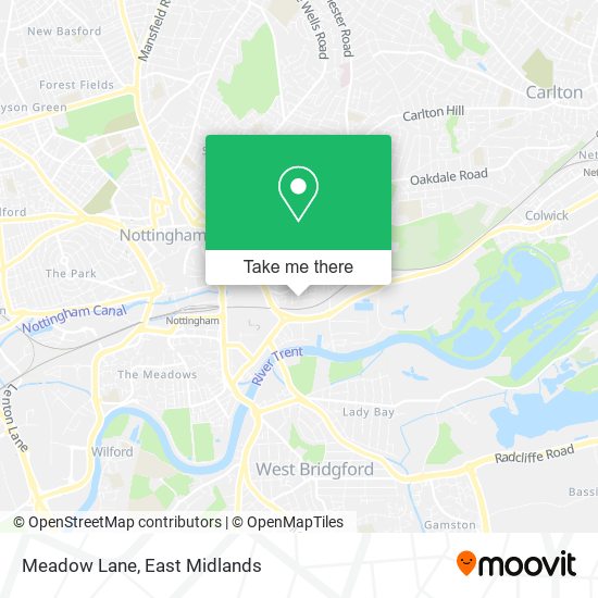 Meadow Lane map
