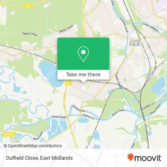 Duffield Close map
