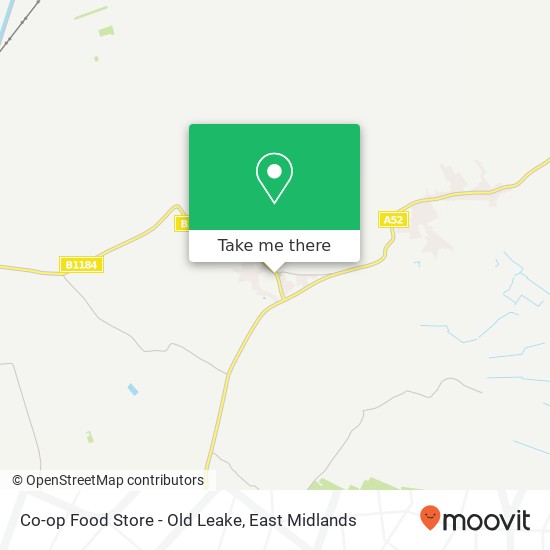 Co-op Food Store - Old Leake map