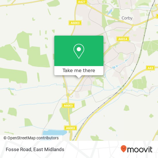 Fosse Road map
