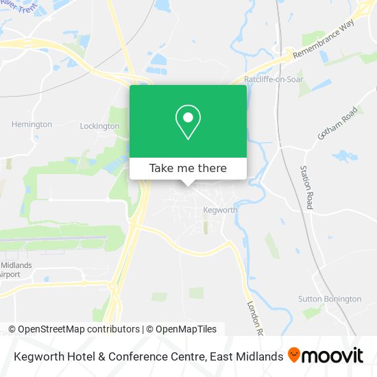Kegworth Hotel & Conference Centre map