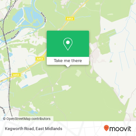 Kegworth Road map