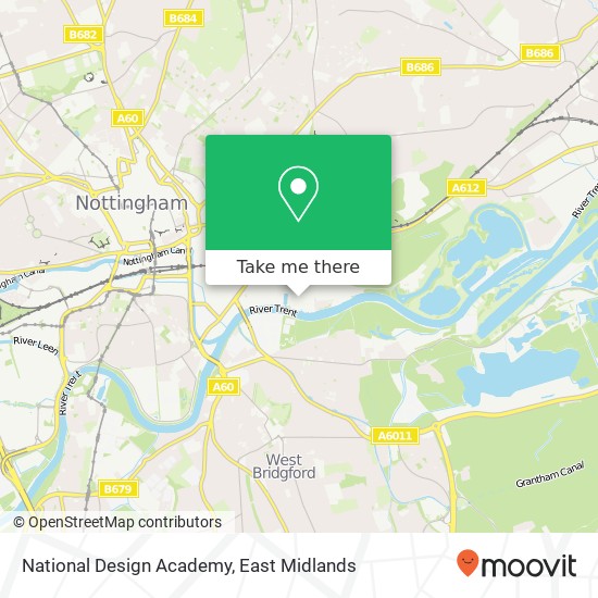 National Design Academy map