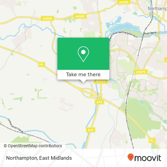 Northampton map