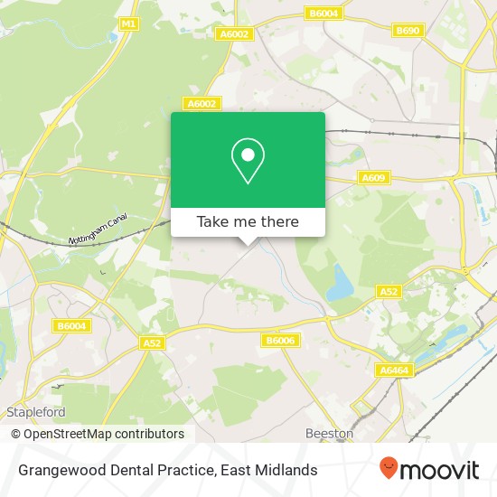 Grangewood Dental Practice map