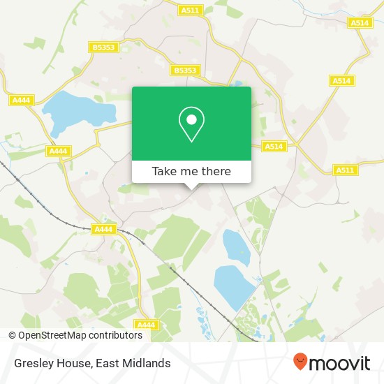 Gresley House map