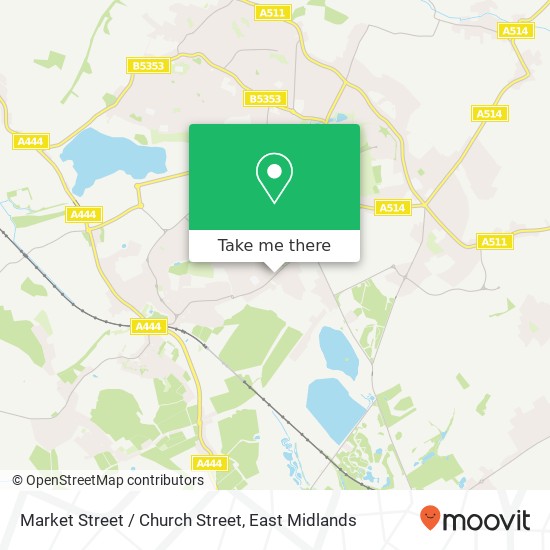 Market Street / Church Street map