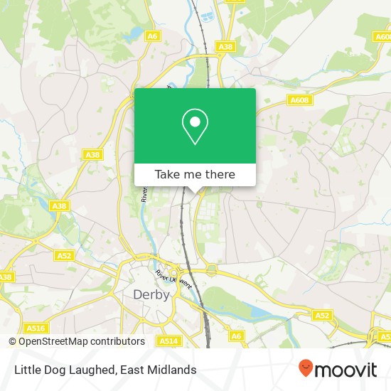 Little Dog Laughed map