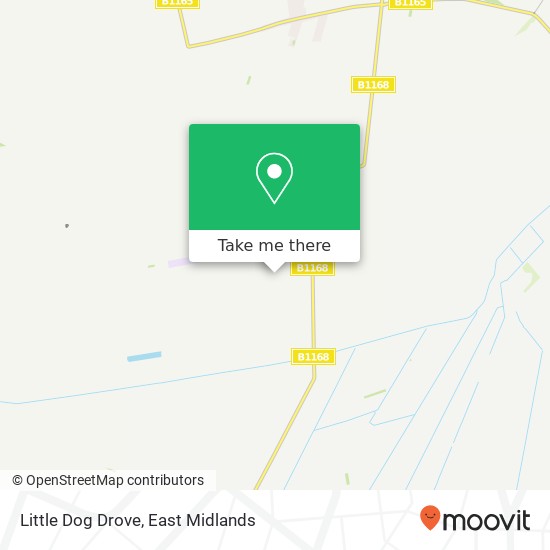 Little Dog Drove map