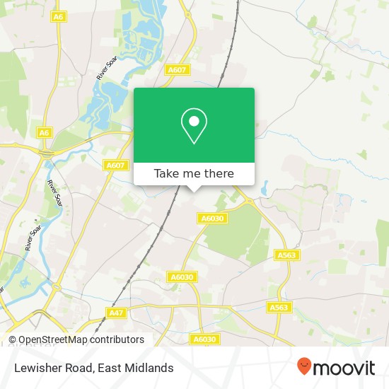 Lewisher Road map