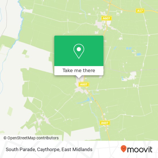 South Parade, Caythorpe map