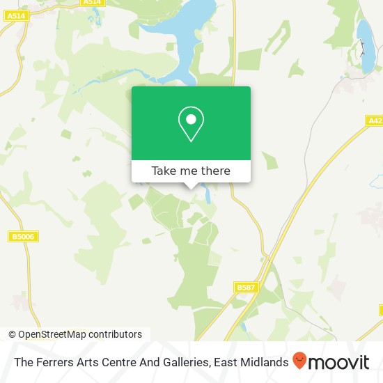 The Ferrers Arts Centre And Galleries map