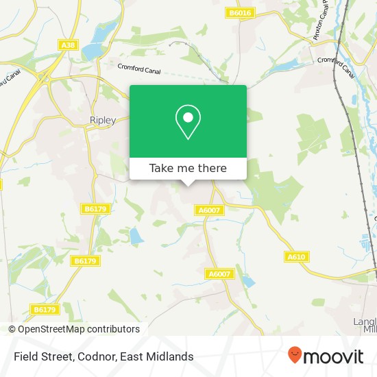 Field Street, Codnor map