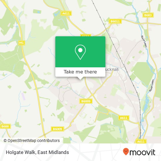 Holgate Walk map