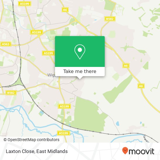 Laxton Close map
