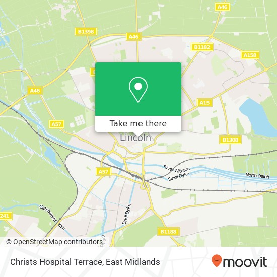 Christs Hospital Terrace map