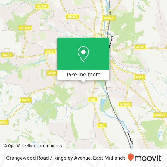 Grangewood Road / Kingsley Avenue map