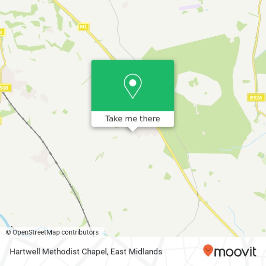 Hartwell Methodist Chapel map