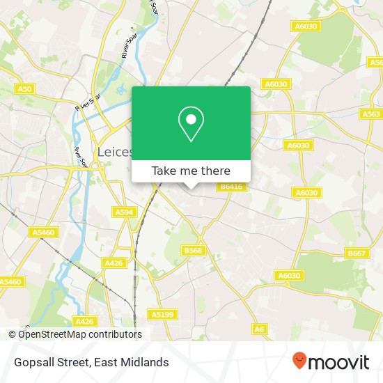 Gopsall Street map