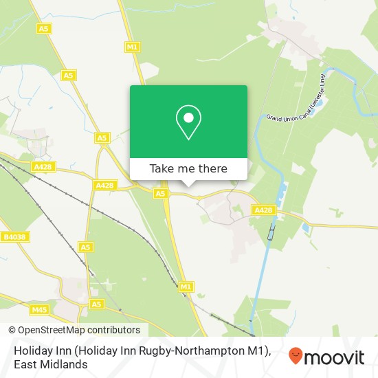 Holiday Inn (Holiday Inn Rugby-Northampton M1) map