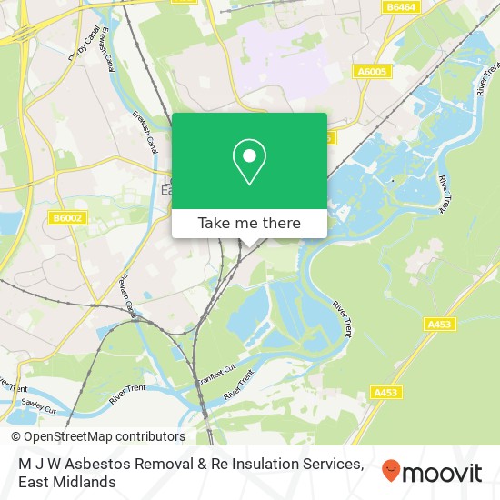 M J W Asbestos Removal & Re Insulation Services map